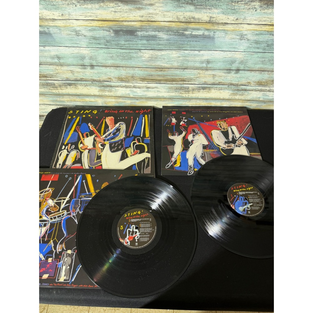 Sting Bring On The Night 12" Black Excellent 1986 2LP Live Vinyl Record UK Press